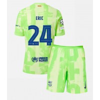 Fotbalové Dres Barcelona Eric Garcia #24 Dětské Alternativní 2024-25 Krátký Rukáv (+ trenýrky)